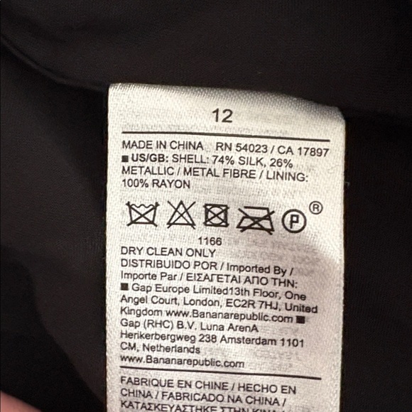 NWT Banana Republic SILK Lamas Maxi Dress Size 12. - Picture 7 of 7